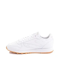 Chaussure athlétique en cuir Reebok Classic pour hommes - Blanche / Gomme