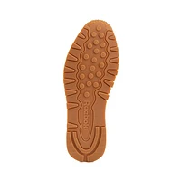 Chaussure athlétique en cuir Reebok Classic pour hommes - Blanche / Gomme