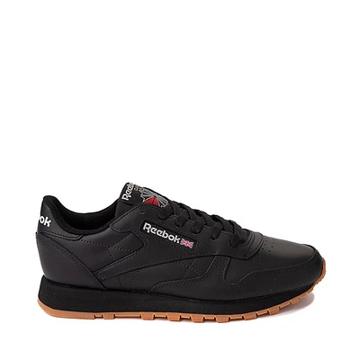 Mens Reebok Classic Leather Athletic Shoe - Black / Gum