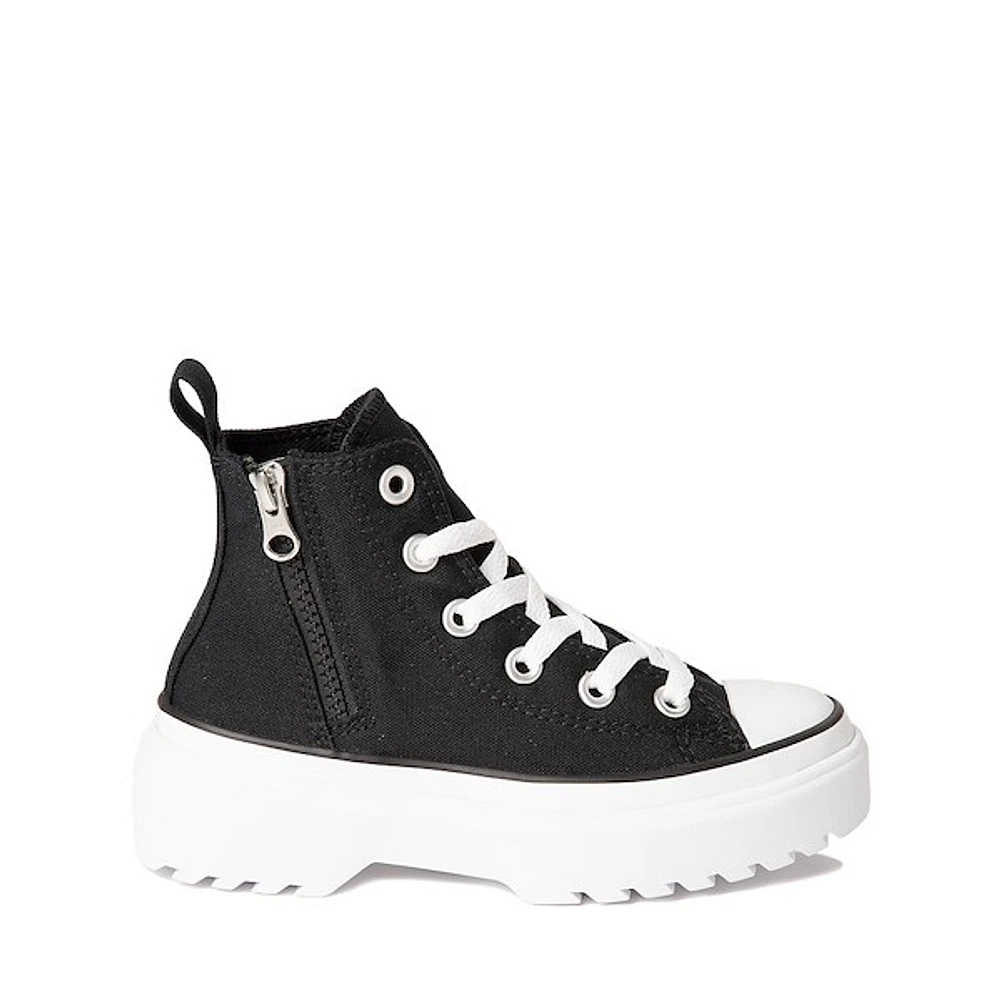 Converse Chuck Taylor All Star Lugged Lift High-Top Sneaker - Little Kid - Black / White