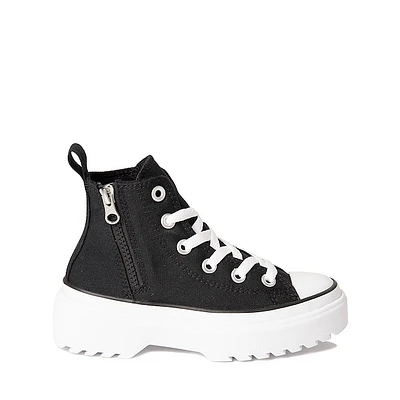 Converse Chuck Taylor All Star Lugged Lift High-Top Sneaker - Little Kid - Black / White
