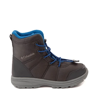 Columbia Fairbanks&trade Boot - Little Kid / Big Dark Grey Bright Indigo