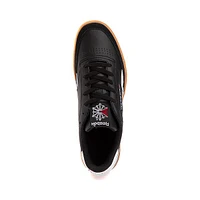 Chaussure athlétique Reebok Club C Revenge pour hommes - Noire / Blanche Gomme