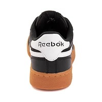 Chaussure athlétique Reebok Club C Revenge pour hommes - Noire / Blanche Gomme