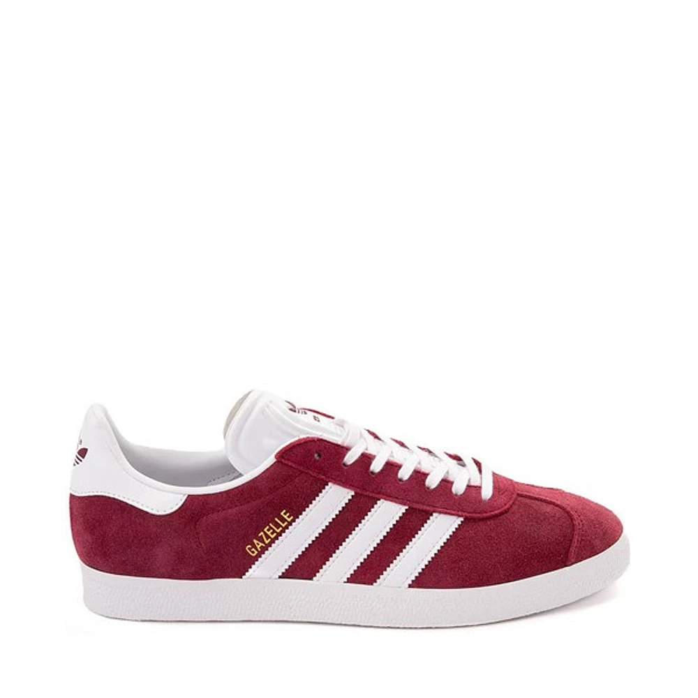 Chaussure athlétique adidas Gazelle - Bourgogne / Blanc Doré