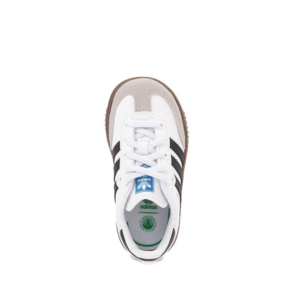 Chaussure athlétique adidas Samba OG - Bébés / Tout-petits Blanche Noire Gomme