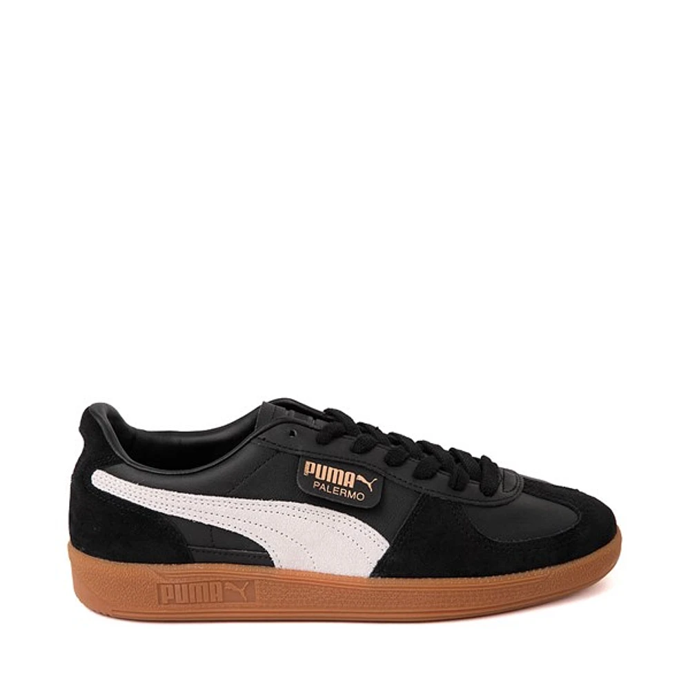 Chaussure athlétique PUMA Palermo pour hommes - Noire / Gris pâle Gomme