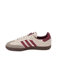Mens adidas Samba OG Athletic Shoe - Putty Gray / Maroon Gold Metallic Gum