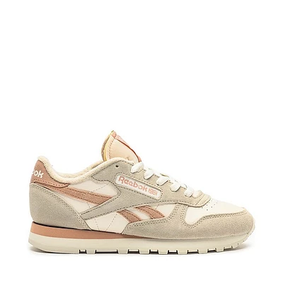 Womens Reebok Classic Leather Athletic Shoe - Chalk / Beige Clay