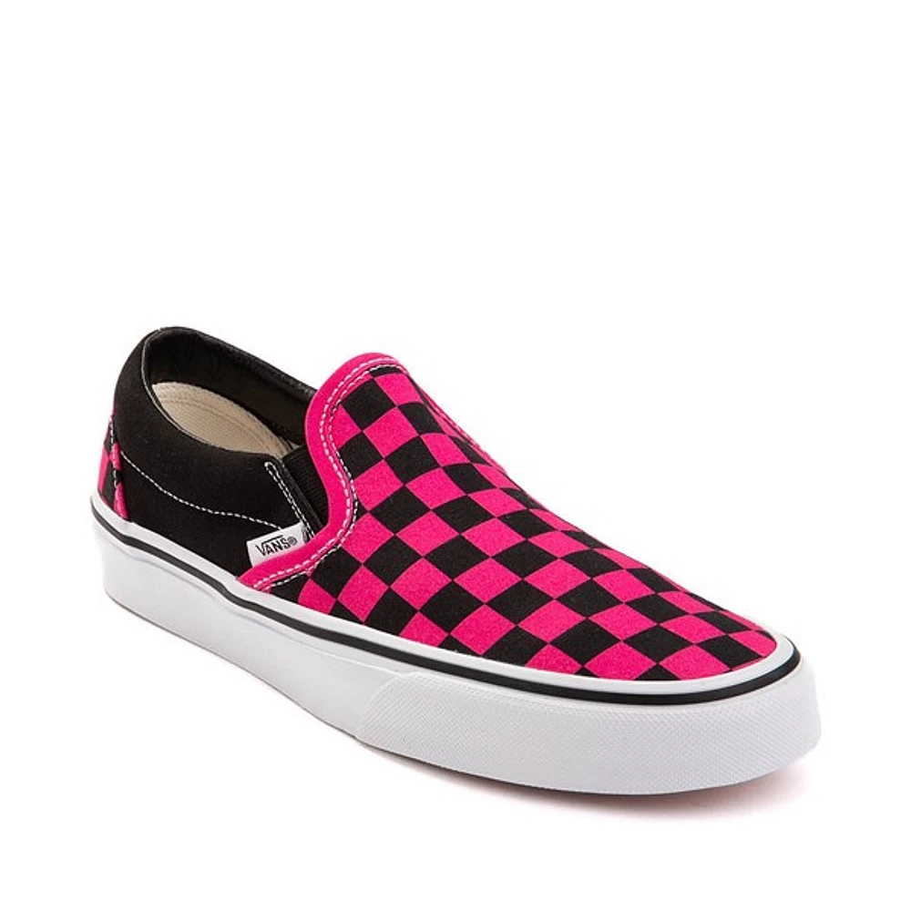 Chaussure de skate sans lacets Vans à motif en damier