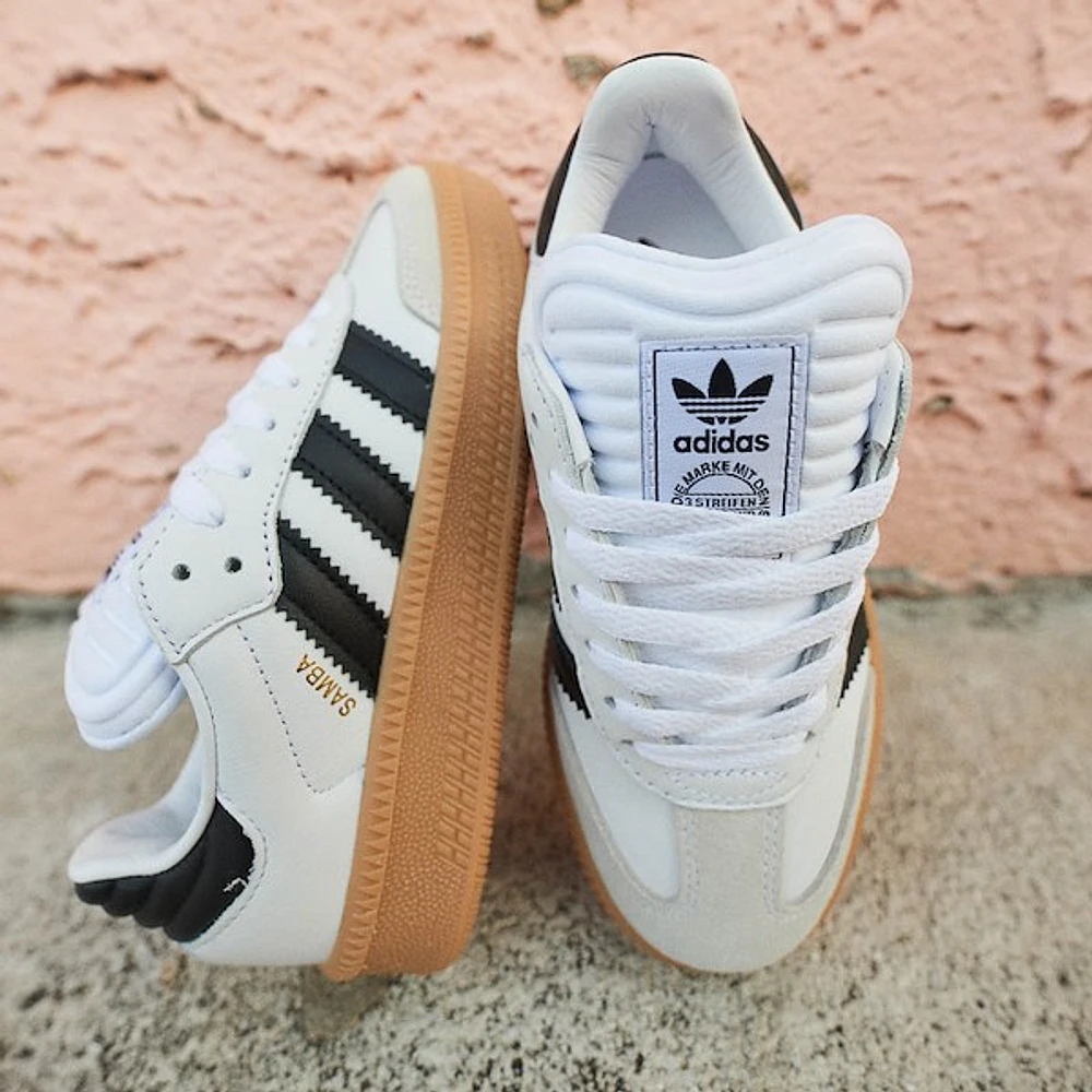 adidas Samba XLG Athletic Shoe - Big Kid White / Core Black
