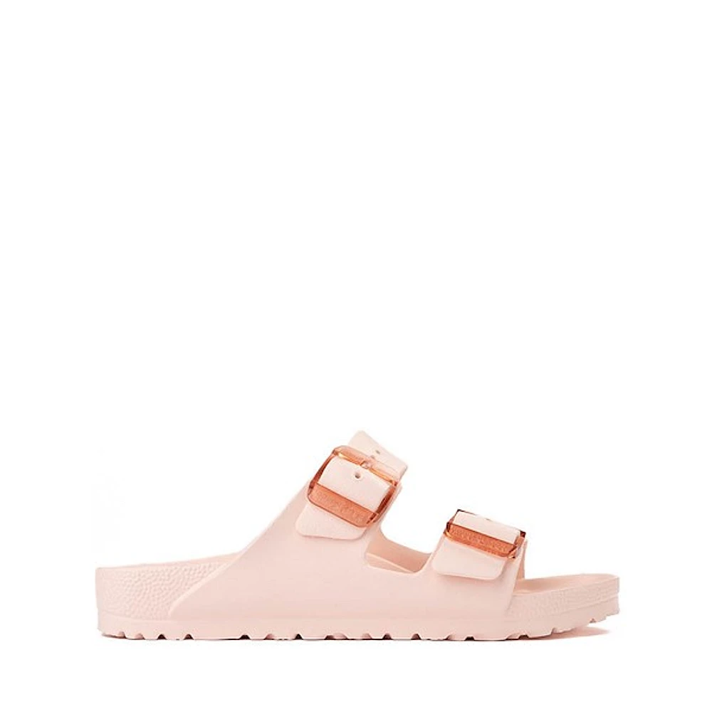 Womens Birkenstock Arizona Stealth Buckle EVA Slide Sandal - Light Rose