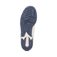 Chaussure athlétique New Balance 550 pour femmes - Blanc cassé / Bleu indigo
