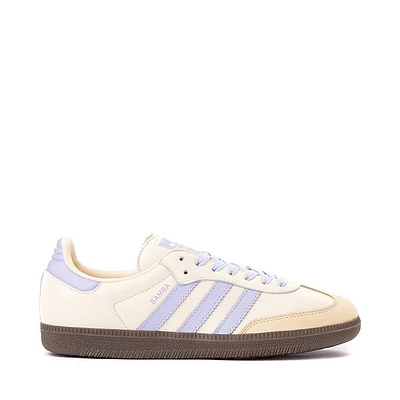 Womens adidas Samba OG Athletic Shoe - Cream White / Violet Tone Sand Strata