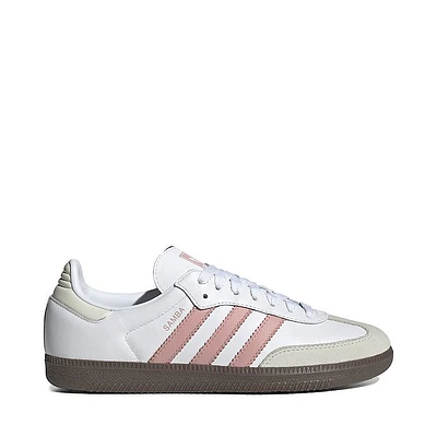 Womens adidas Samba OG Athletic Shoe - White / Mauve