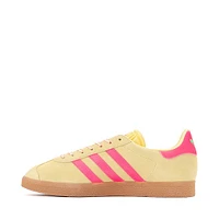 Womens adidas Gazelle Athletic Shoe - Powder Yellow / Lucid Pink