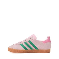 adidas Gazelle Athletic Shoe - Big Kid Clear Pink / Court Green Bliss