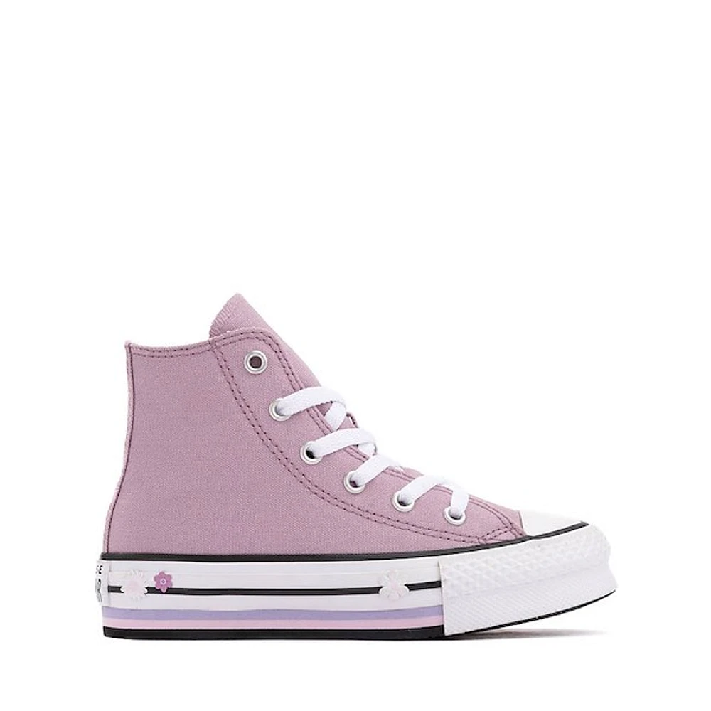 Converse Chuck Taylor All Star Lift Flower High-Top Sneaker - Little Kid Orchid