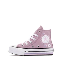 Converse Chuck Taylor All Star Lift Flower High-Top Sneaker - Little Kid Orchid