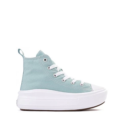 Converse Chuck Taylor All Star Move Color Pop Platform High-Top Sneaker - Little Kid Vernal Pool
