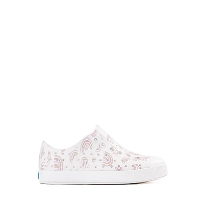 Native Jefferson Slip-On Shoe - Baby / Toddler White Barely Rainbow