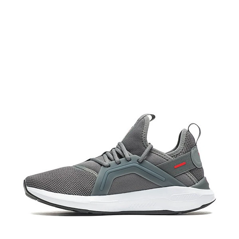 Mens PUMA Softride Enzo 5 Athletic Shoe - Cool Dark Gray / For All Time Red