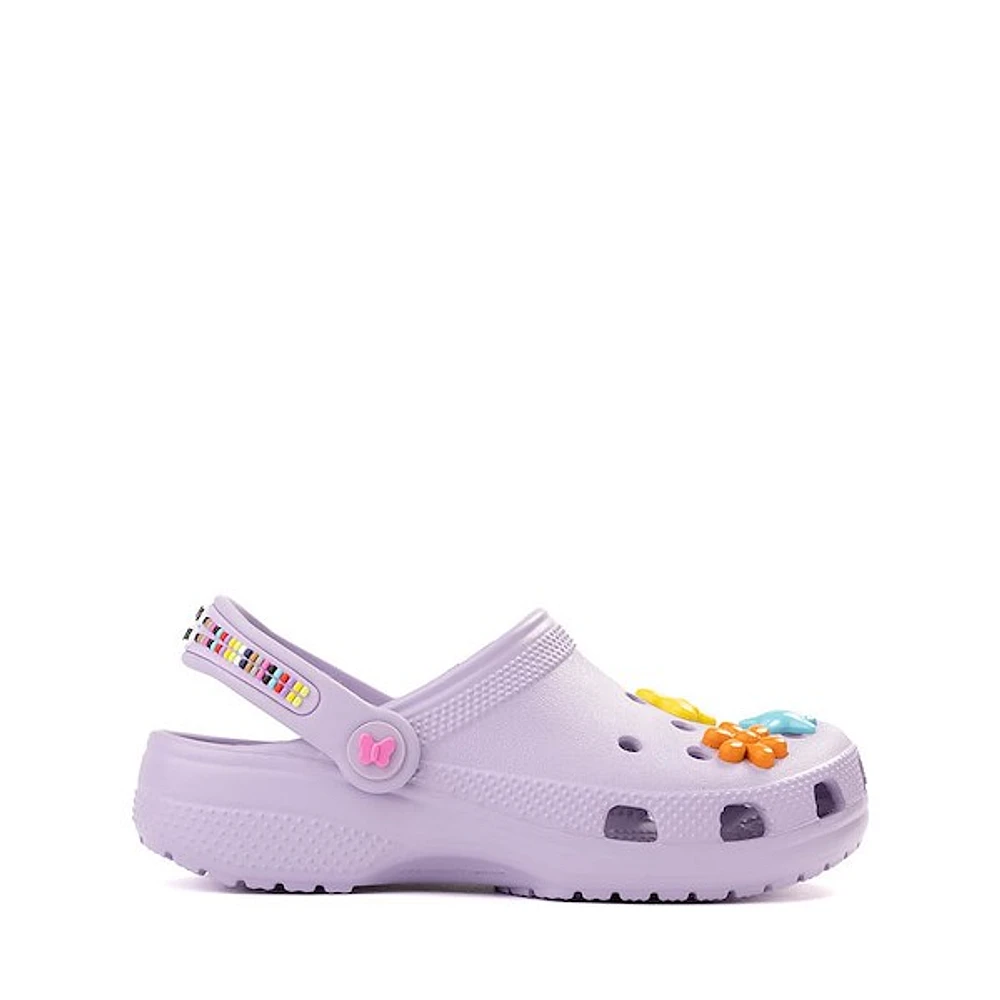 Crocs Classic Friendship Bracelet Clog - Little Kid / Big Lavender