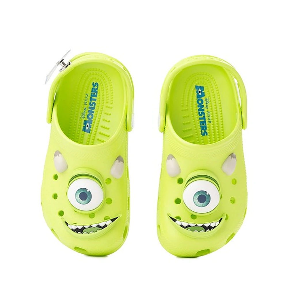 Disney and Pixar Monsters, Inc. Crocs Mike Wazowski Classic Clog - Little Kid / Big Green