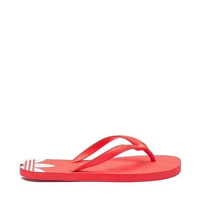 Womens adidas adi Sun Flip-Flop - Semi Lucid Red / White