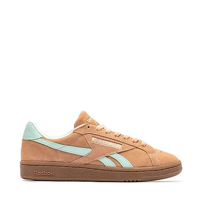 Womens Reebok Club C Grounds UK Athletic Shoe - Sunkissed / Aqua Gum