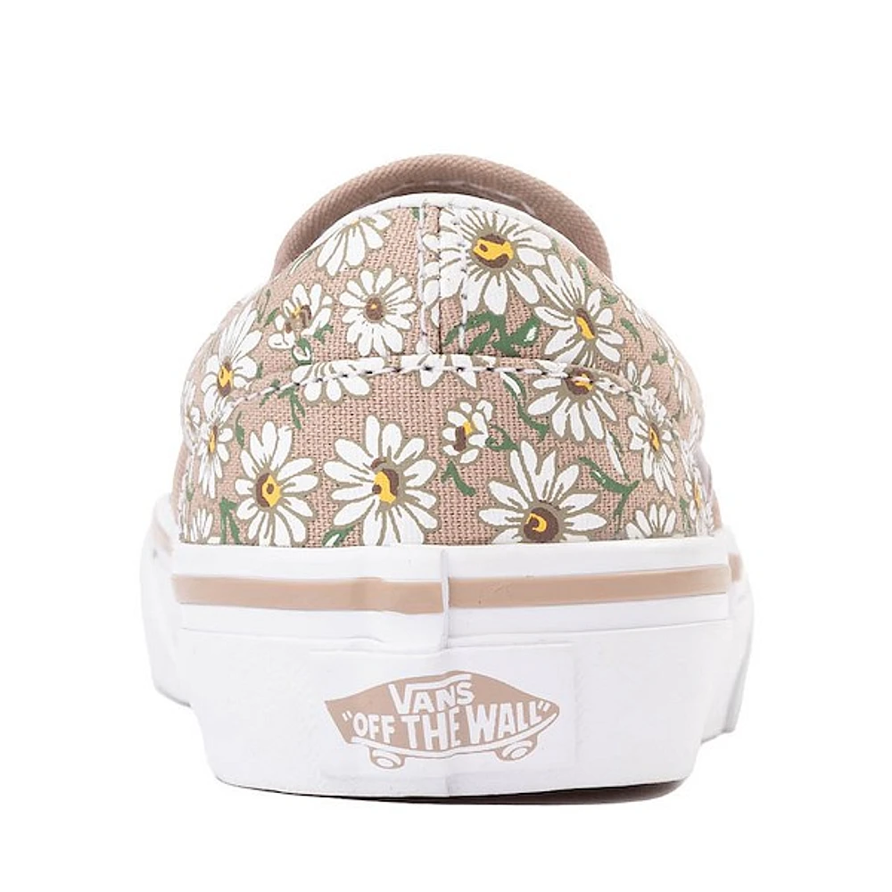 Chaussure de skate sans lacets Vans marguerites - Enfants Brune / Blanche
