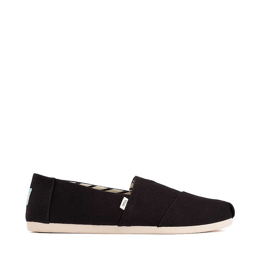 Chaussure décontractée sans lacets TOMS Alpargata pour femmes - Noire