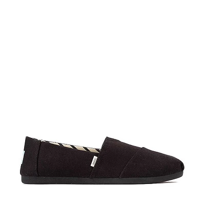 Womens TOMS Alpargata Slip-On Casual Shoe - All Black