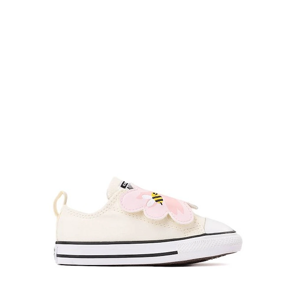 Converse Chuck Taylor All Star Flower And Bee Easy-On Low-Top Sneaker - Baby / Toddler Egret