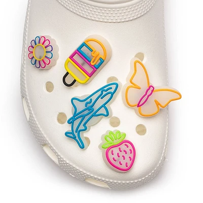 Crocs Jibbitz&trade Light Up Summer Shoe Charms 5 Pack - Multicolor