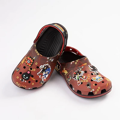 Sonic the Hedgehog&trade x Crocs Classic Shadow Clog - Little Kid / Big Black Red