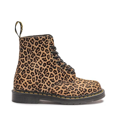 Dr. Martens 1460 Pascal 8-Eye Leopard Boot - Light Tan