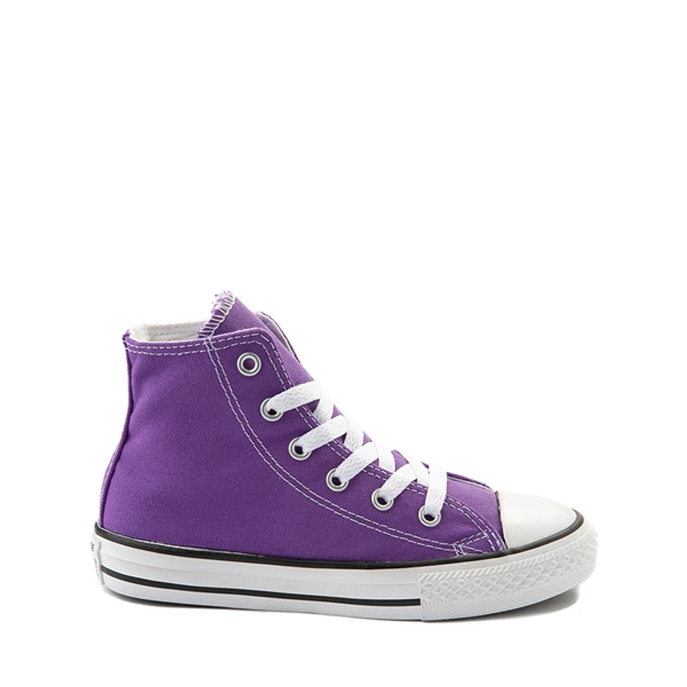 Converse Chuck Taylor All Star High-Top Sneaker - Little Kid Purple