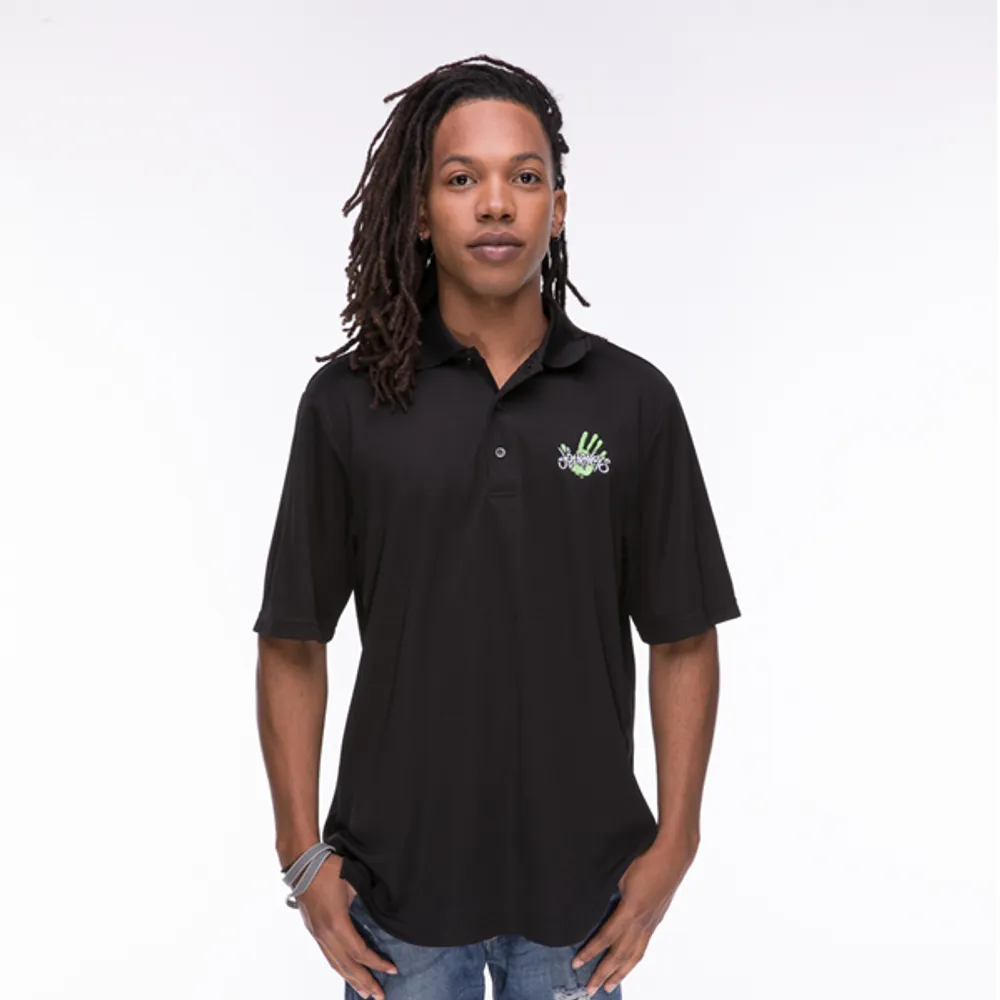 Mens Journeys Logo Polo - Black