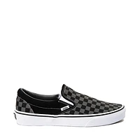 Vans Slip-On Checkerboard Skate Shoe - Gray / Black