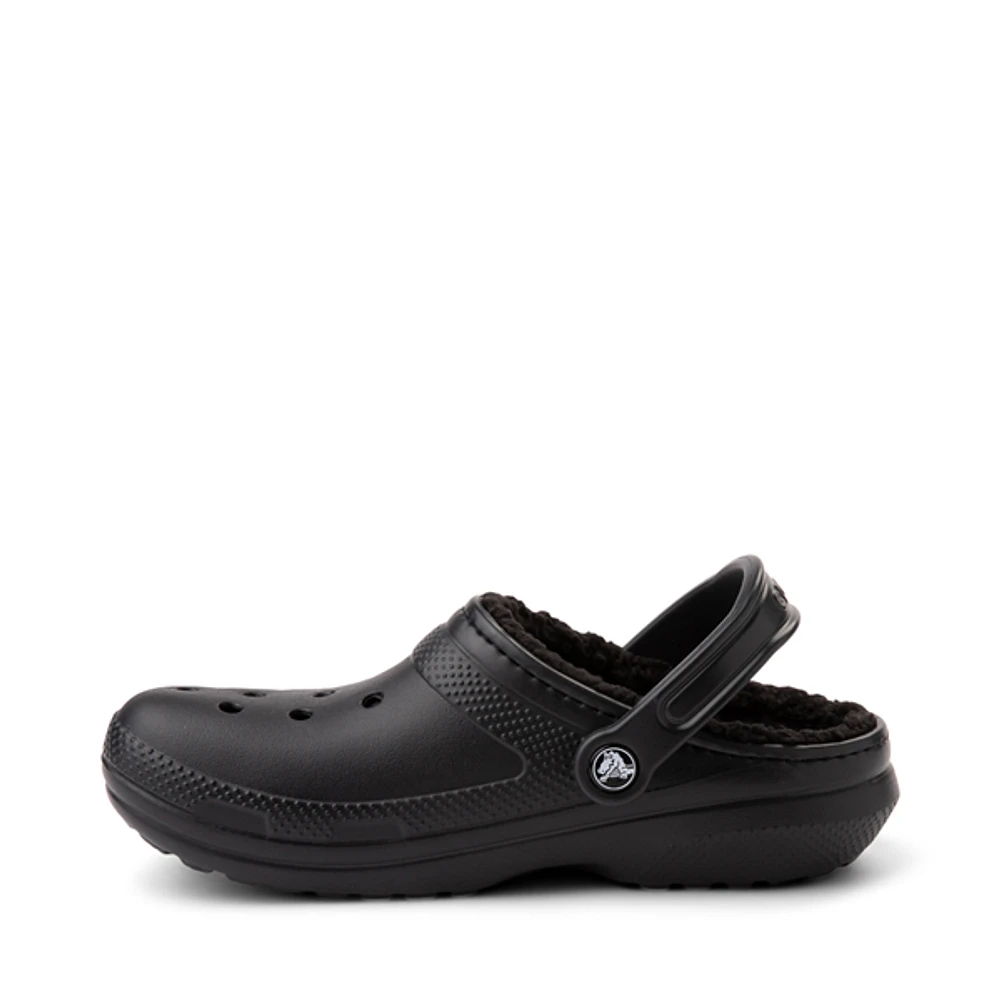 Crocs Classic Fuzz-Lined Clog - Black