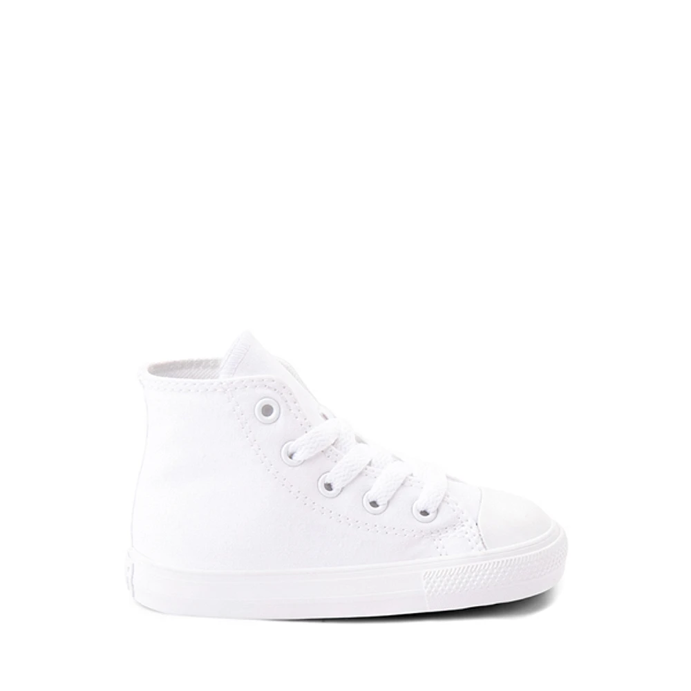 Converse Chuck Taylor All Star High-Top Sneaker - Baby / Toddler - White Monochrome