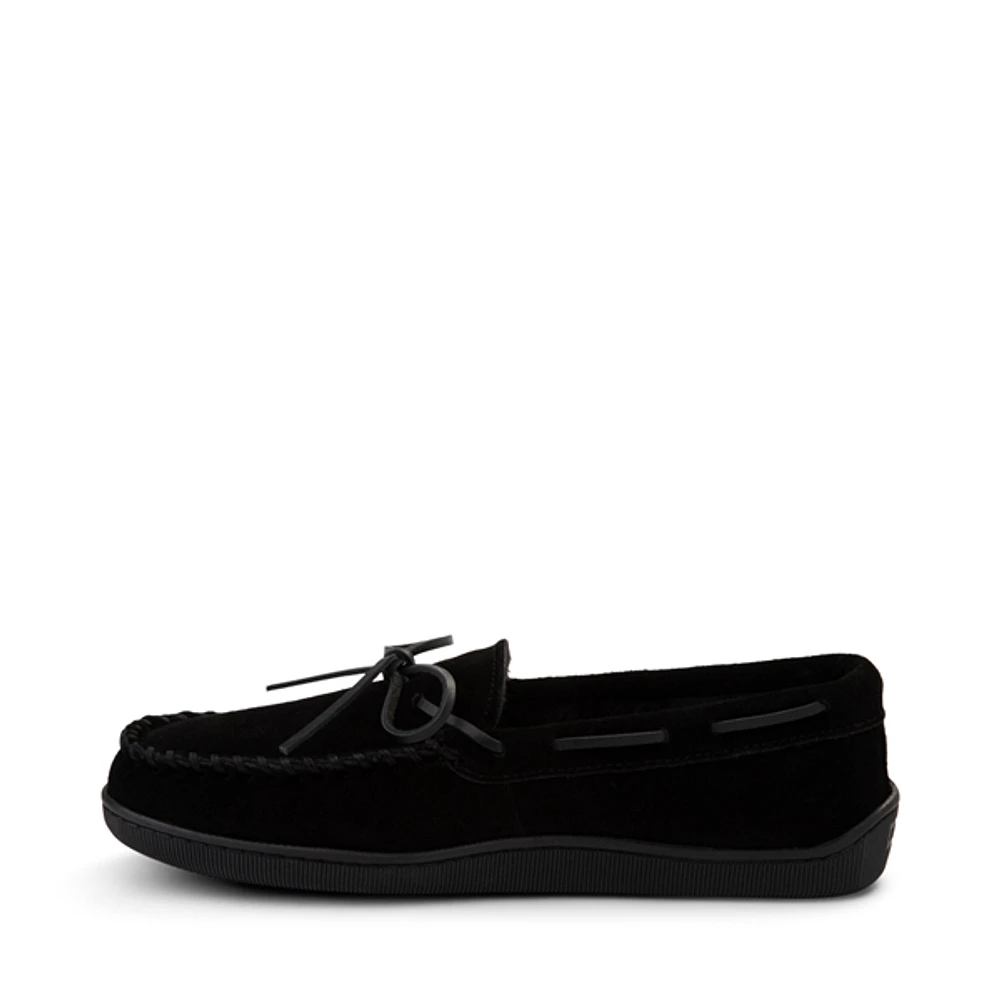 Mens Minnetonka Pile Lined Hardsole Slipper