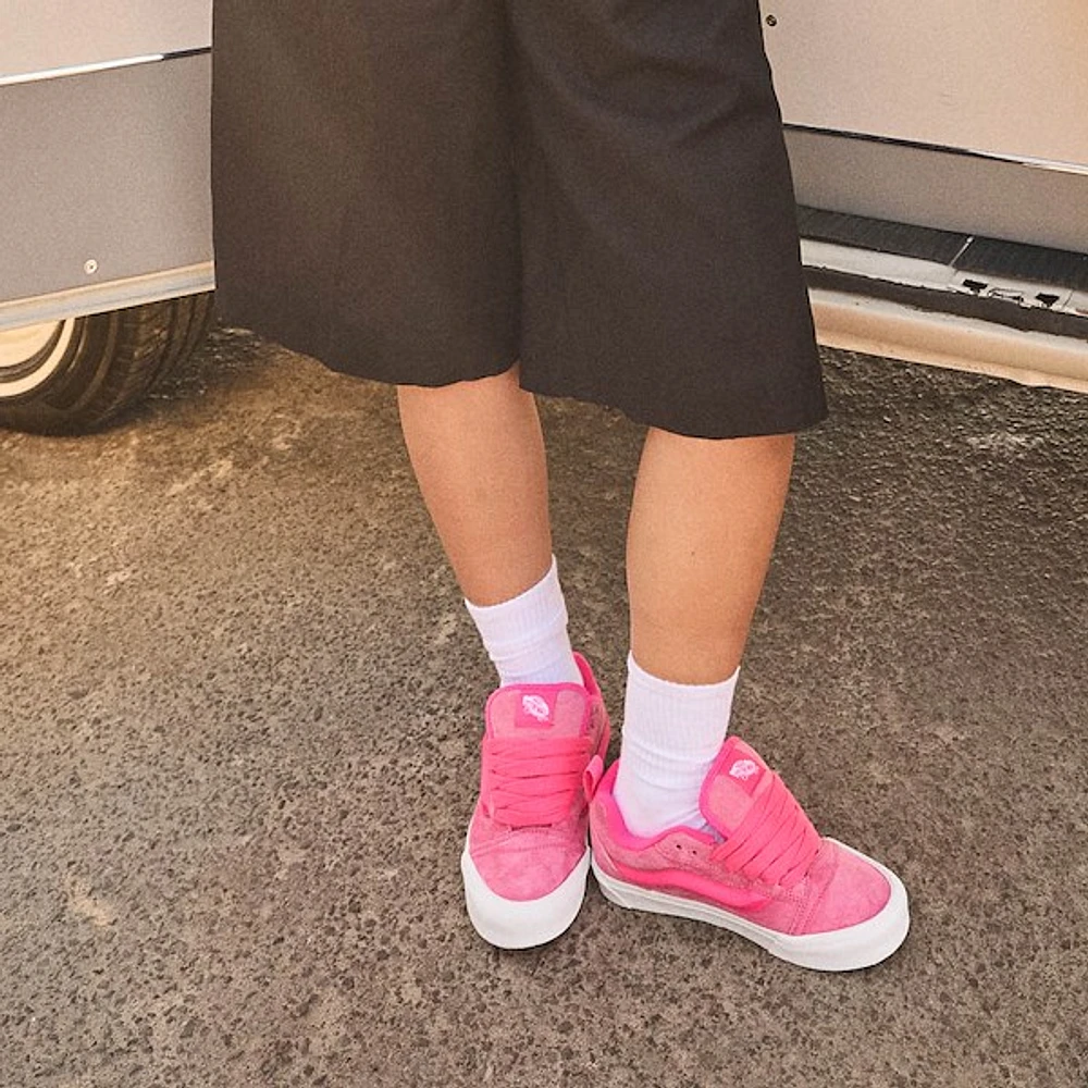 Vans Knu Skool Skate Shoe - Pink Glow