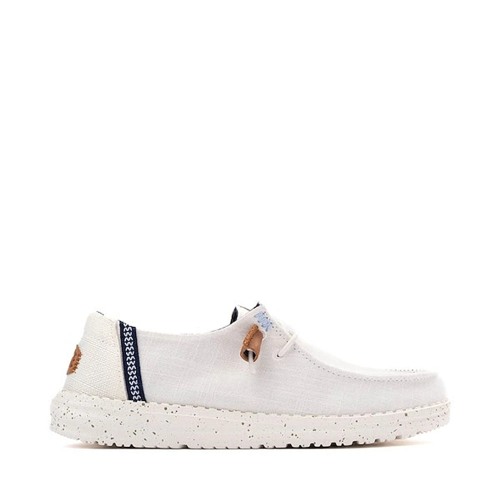 Womens HEYDUDE Wendy Slip-On Casual Shoe - White