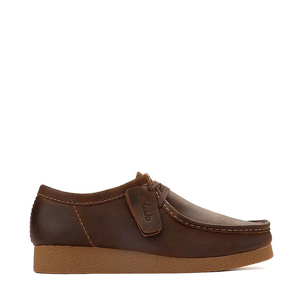 Mens Clarks Wallabee EVO Casual Shoe - Beeswax