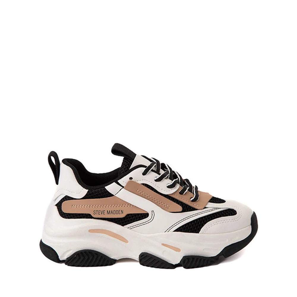 Steve Madden JPossession Athletic Shoe - Little Kid / Big White Black Tan