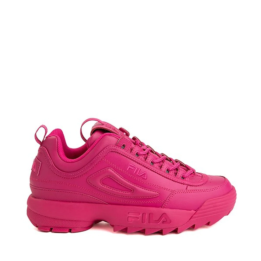 Womens Fila Disruptor 2 Premium Athletic Shoe - Fuchsia Rose