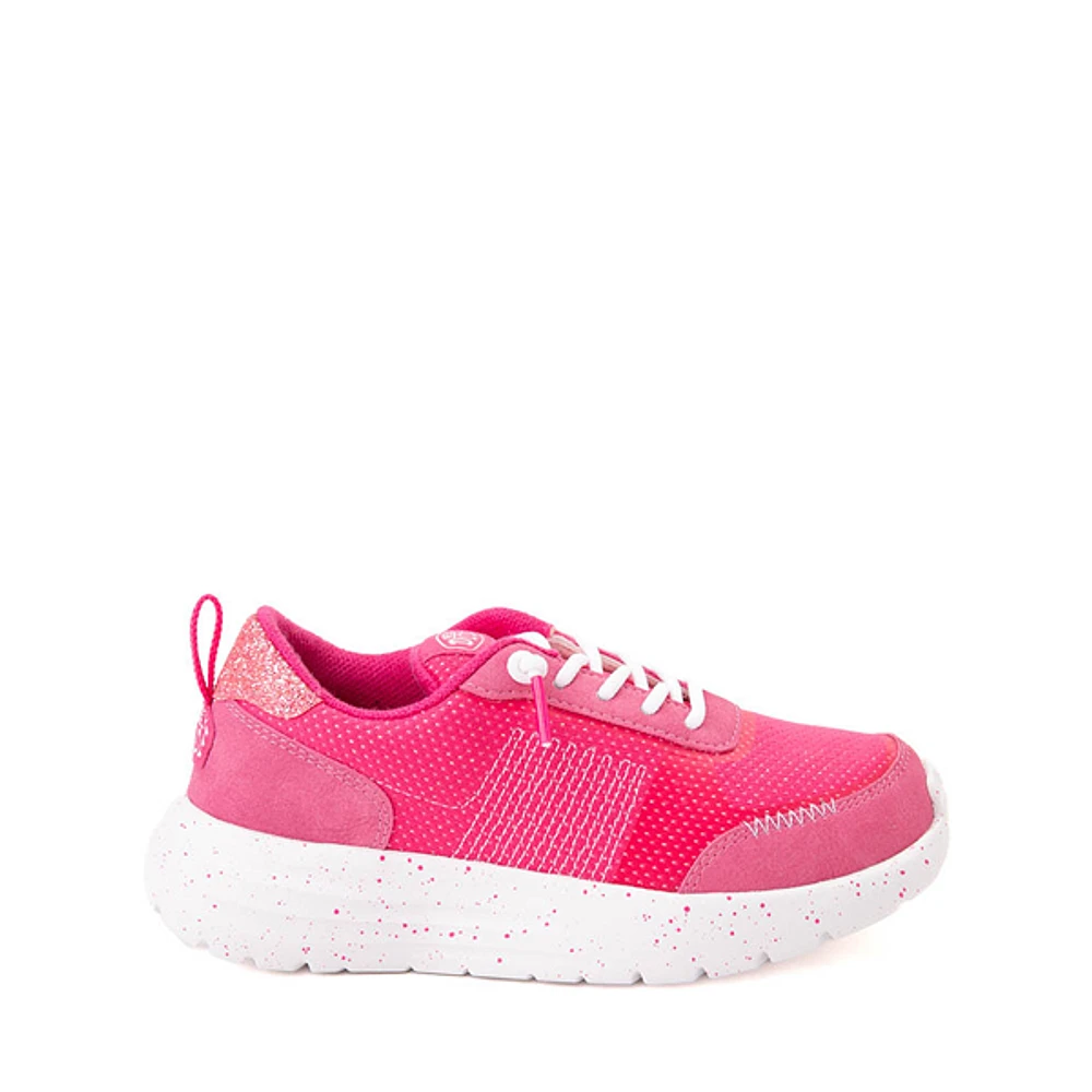 HEYDUDE Sirocco Alta Slip-On Sneaker - Little Kid / Big Pink Glitter Shine