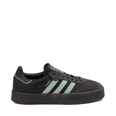 Womens adidas Sambae Athletic Shoe - Core Black / Hazy Green Carbon